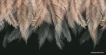 Citydecor Magic Пальмовые листья с защитным покрытием бежевый-серый, 500x260