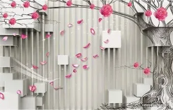 Citydecor Цветочная абстракция 5 3D 400x270