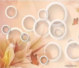 Citydecor Цветочная абстракция 3D 300x270