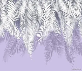 Citydecor Пальмовые листья (пурпурный) 300x270