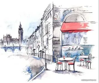 Citydecor Лондон акварель 300x270