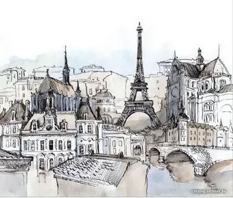 Citydecor Акварельный Париж 300x270