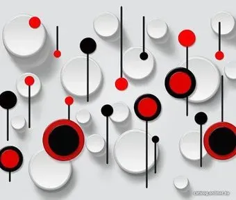 Citydecor Абстракция с кругами 3D 300x270