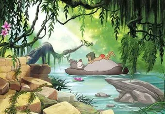 Komar Jungle book swimming with Baloo 8-4106