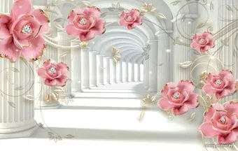 Citydecor Цветочная абстракция 9 3D с защитным покрытием 400x254