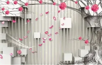 Citydecor Цветочная абстракция 5 3D с защитным покрытием 400x254