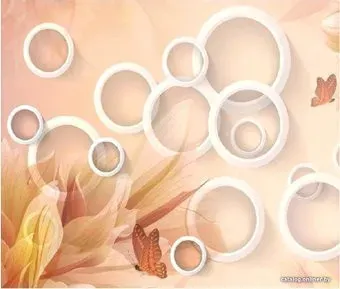 Citydecor Цветочная абстракция 3D с защитным покрытием 300x254