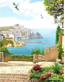 Citydecor Фреска Италия 3D с защитным покрытием 200x254