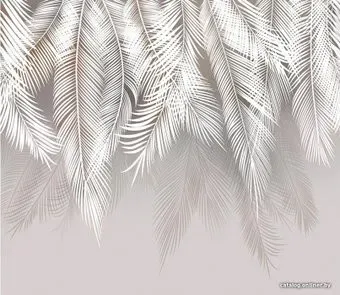 Citydecor Пальмовые листья с оттенком с защ. покр. (светло-серые) 300x260