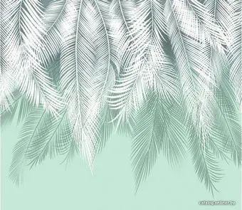 Citydecor Пальмовые листья с защитным покрытием (бирюзовый) 300x260
