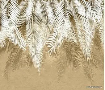 Citydecor Пальмовые листья с защитным покрытием (бежевые гранж) 300x260