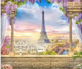 Citydecor Вид на Париж с защитным покрытием 300x254