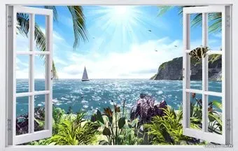 Citydecor Вид из окна 2 с защитным покрытием 400x254