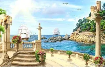 Citydecor Античная фреска 2 с защитным покрытием 400x254