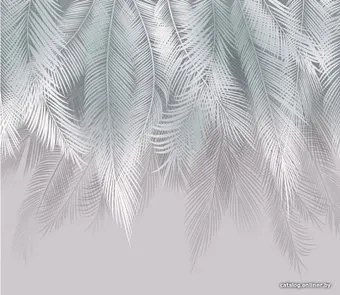 Citydecor Пальмовые листья с оттенком (бирюза-серый) 300x260