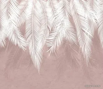 Citydecor Пальмовые листья (пудровые гранж) 300x260