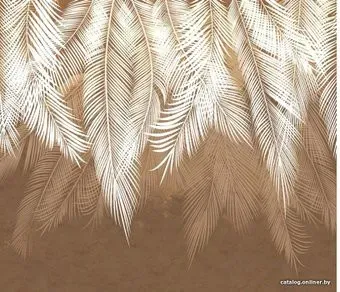 Citydecor Пальмовые листья (коричневые гранж) 300x260