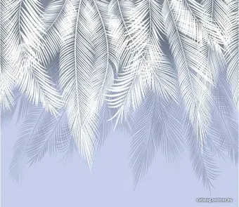 Citydecor Пальмовые листья (голубой) 300x260