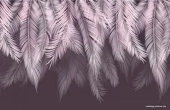 Citydecor Пальмовые листья с защ. покр. с оттенк. (пудров/пурпурн) 400x260