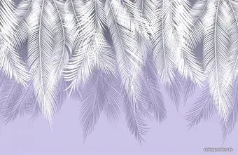 Citydecor Пальмовые листья с защитным покрытием (пурпурный) 400x260