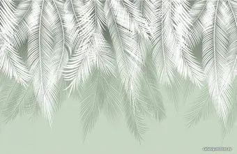 Citydecor Пальмовые листья с защитным покрытием (олива) 400x260