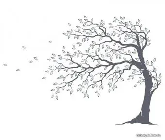 Citydecor Дерево акварель 300x254