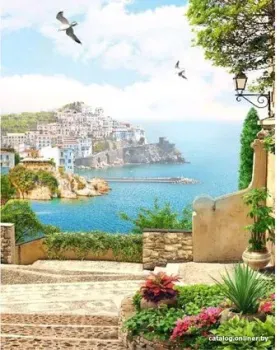 Citydecor Фреска Италия 3D 200x254