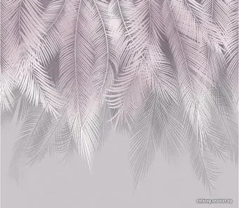 Citydecor Пальмовые листья с оттенком 300x260 (пудровый-серый)