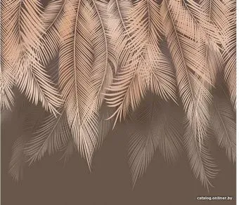 Citydecor Пальмовые листья с оттенком 300x260 (бежевый)