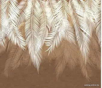 Citydecor Пальмовые листья 300x260 (коричневые гранж)