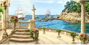 Citydecor Античная фреска 2 с защитным покрытием 300x150