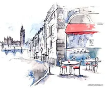 Citydecor Лондон акварель 300x254