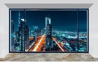 Citydecor Ночной город панорама 400x254