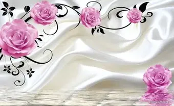 Citydecor Цветочный декор 5 3D с защитным покрытием 400x254
