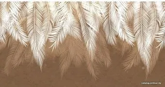 Citydecor Пальмовые листья с защитным покрытием (коричневые гранж) 500x260