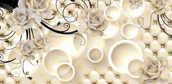 Citydecor Цветочный декор 11 3D 550x270