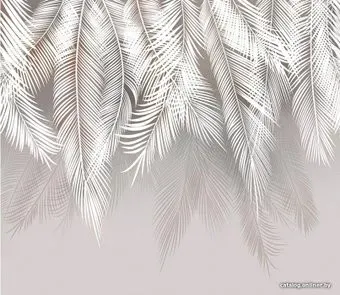 Citydecor Пальмовые листья с оттенком (светло-серые) 300x270