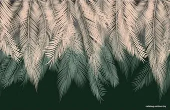 Citydecor Пальмовые листья с оттенком (бежевый-зеленый) 400x270