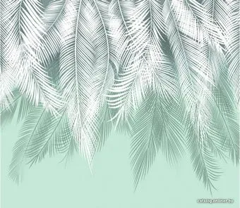 Citydecor Пальмовые листья (бирюзовый) 300x270