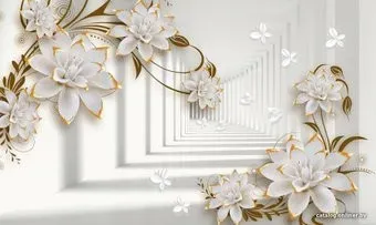 Citydecor Цветочная абстракция 8 3D 450x270