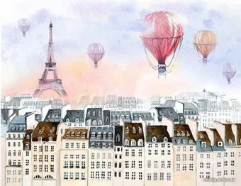 Citydecor Акварельный Париж 2 350x270