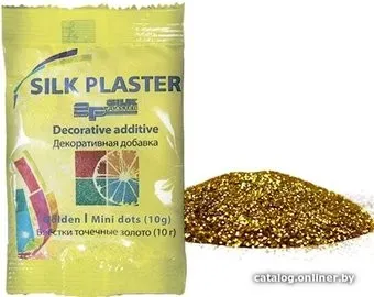 Silk Plaster золотые точки