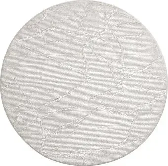 LAXMI Comfort Plus 244 круг (1.2x1.2, Cream/Cream)