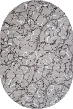 Merinos Silver F389-OVAL-GRAY (2.5x3.5)
