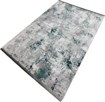 Radjab Carpet Амаль Прямоугольник 0901A 13585 (0.8x1.5, Grey/D.Green)