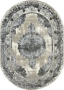 Bossan Rome D074A-GRI-BEJ-OVAL (1.4x2)