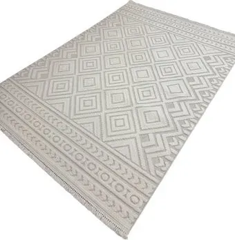 Radjab Carpet Поло Прямоугольник PL 234 12448RK (0.8x1.5, Cream)