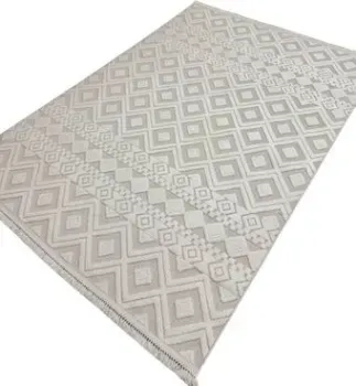 Radjab Carpet Поло Прямоугольник EN 268 12455RK (0.8x1.5, Cream)