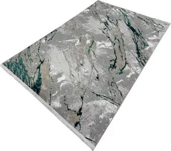 Radjab Carpet Афина Прямоугольник 9012A 12861RK (1.6x2.3, Grey/D.Green)