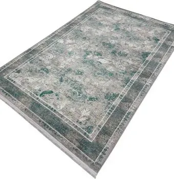 Radjab Carpet Афина Прямоугольник 9008A 12799RK (1.6x2.3, Grey/Green)